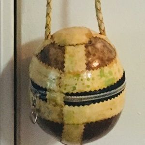 Handmade coconut crossbody